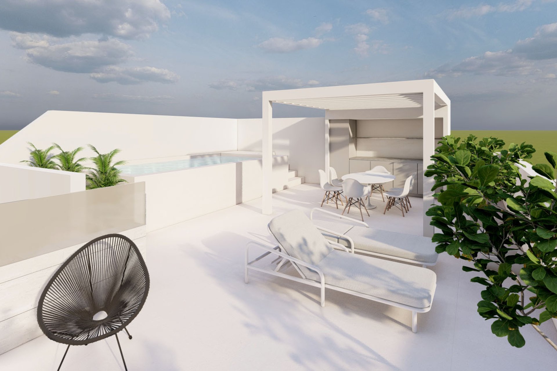 New Build - high-bungalow -
Pilar de la Horadada