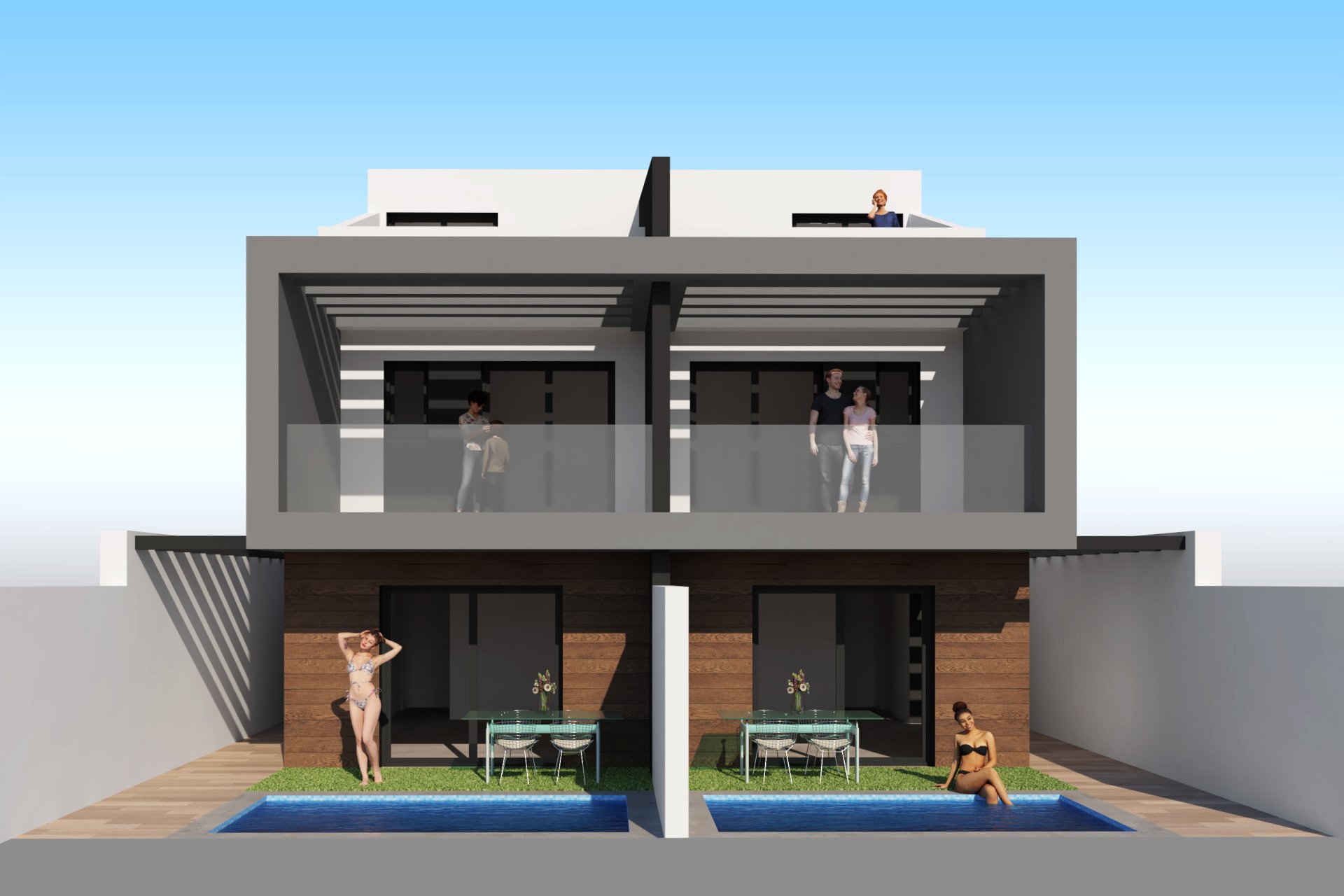 Nybyggeri - semi-detached -
San Javier
