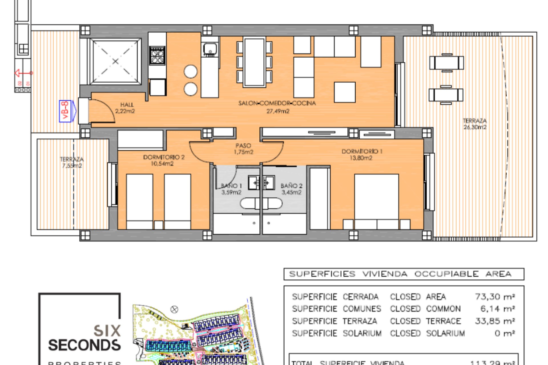 Reventa - apartment -
Orihuela Costa - Playa Flamenca