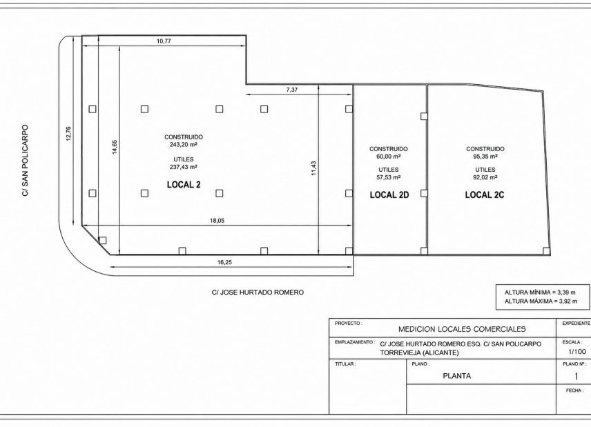 Reventa - Comercial -
Torrevieja - Playa Los Naufragos
