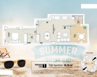 Nybyggeri - apartment -
La Manga del Mar Menor